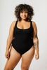 Mary Young Lani Bodysuit - Black Rib - Thumbnail 1