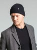 Dinadi Merino Cuffed Hat - Black - Thumbnail 1
