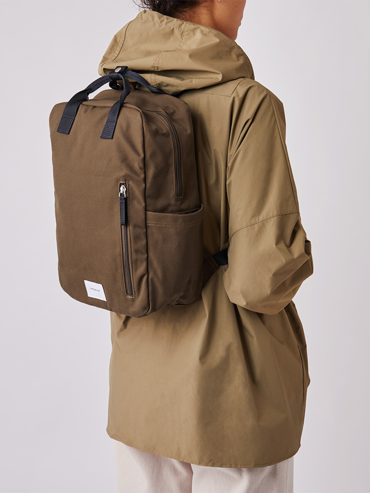 Sandqvist Knut Backpack - Olive/Navy - Image 2 of 4