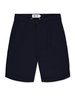 Outland Twill Pleats Bermuda - Navy - Thumbnail 2