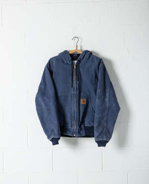 Carhartt Duck Lined Active Jacket - Navy | Garmentory