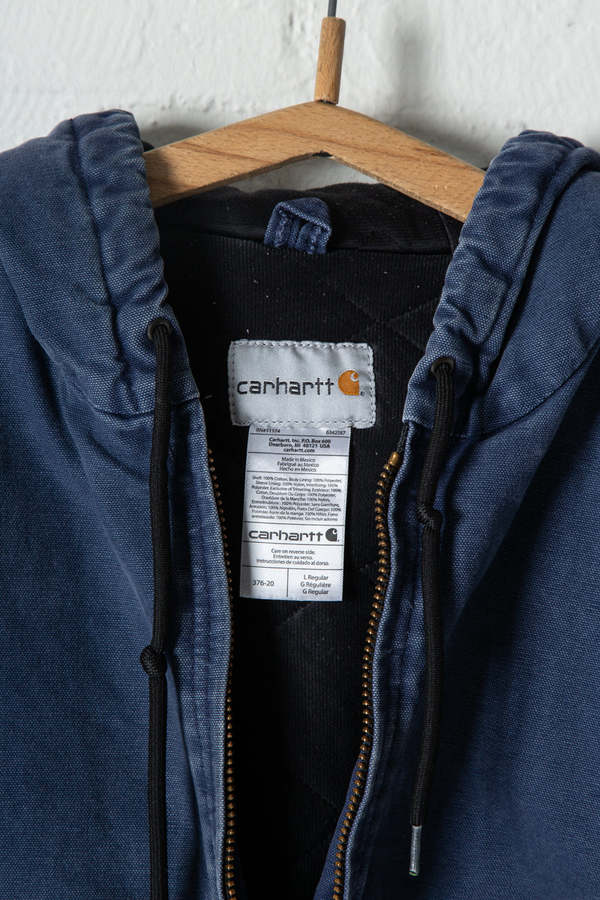 Carhartt Duck Lined Active Jacket - Navy | Garmentory