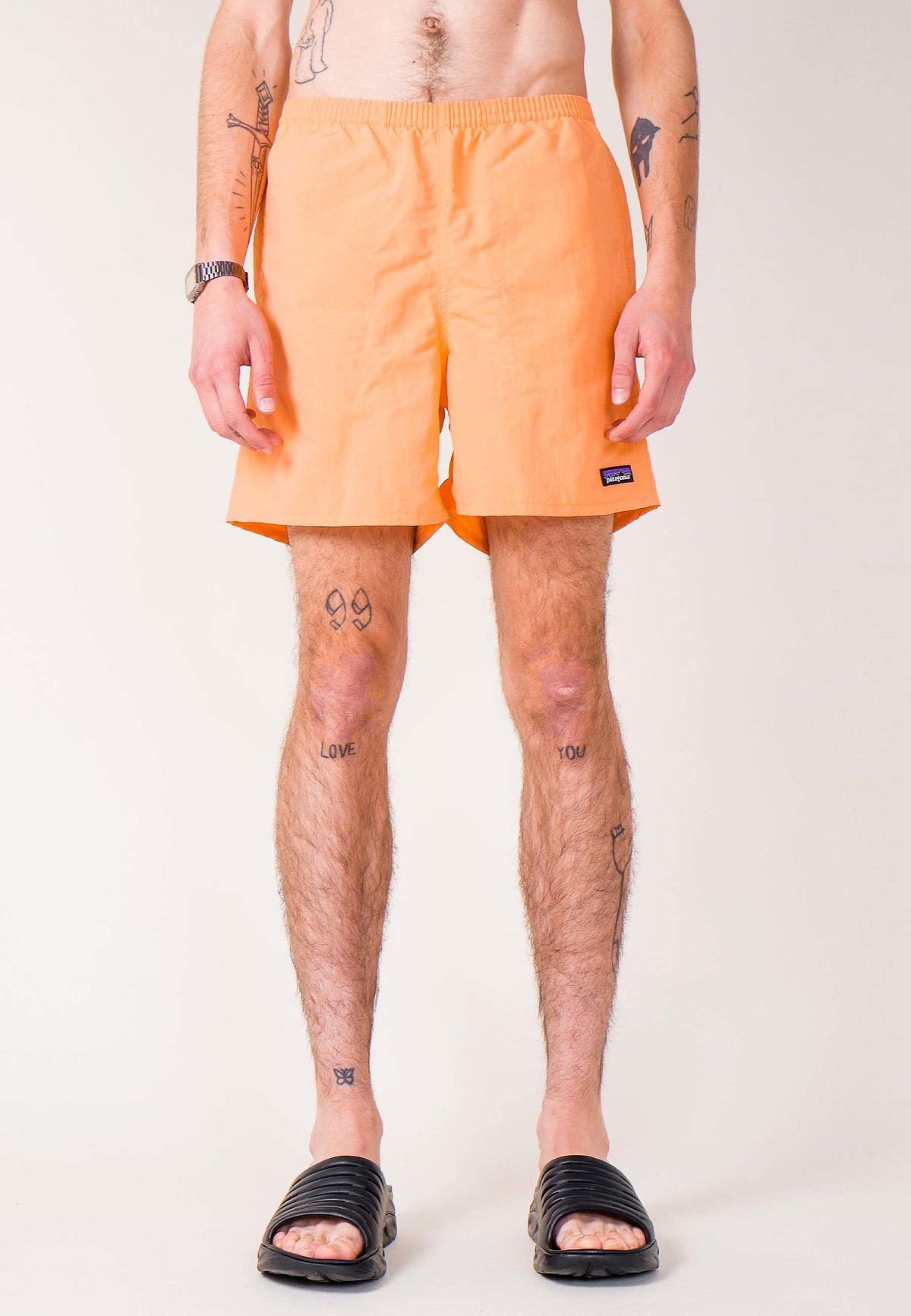 Patagonia 5inch Baggies Short Tigerlily Orange Garmentory