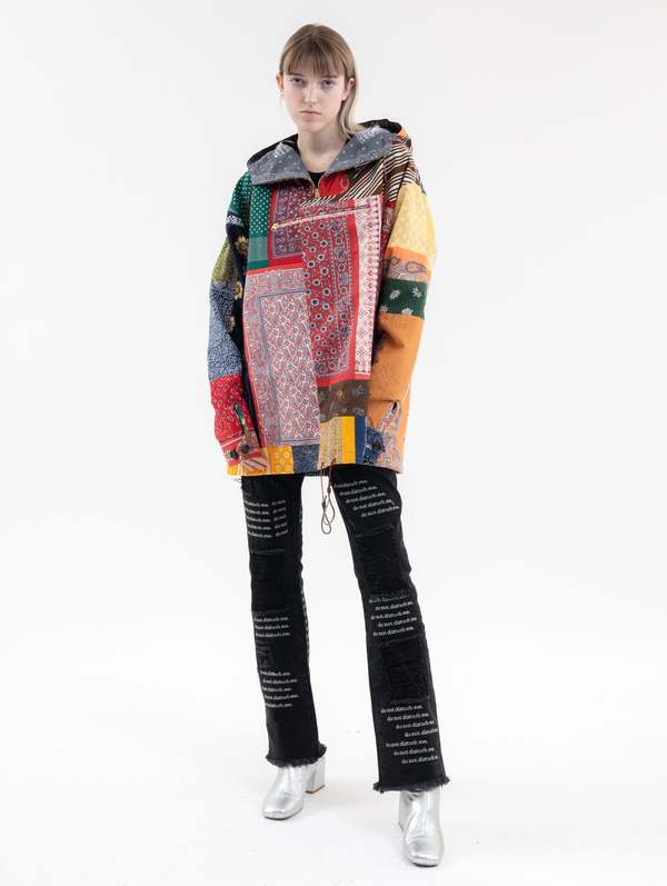 Children of the discordance Mix VINTAGE BANDANA PATCHWORK ANORAK 