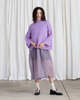 Ali Golden Merino Mock Turtleneck - Lilac - Thumbnail 1