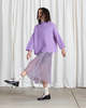 Ali Golden Merino Mock Turtleneck - Lilac - Thumbnail 2