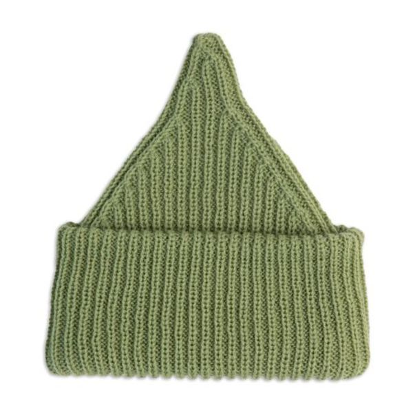 James Street Newborn Highland Wool Port Beanie Fern on Garmentory