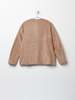 Danton Fleece Collarless Jacket - Beige - Thumbnail 2