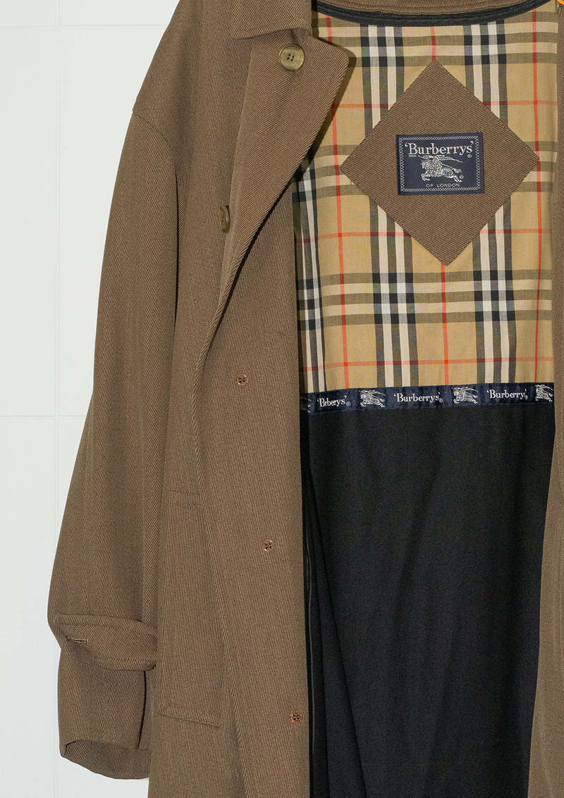 Vintage Burberry Prorsum Overcoat - Brown | Garmentory