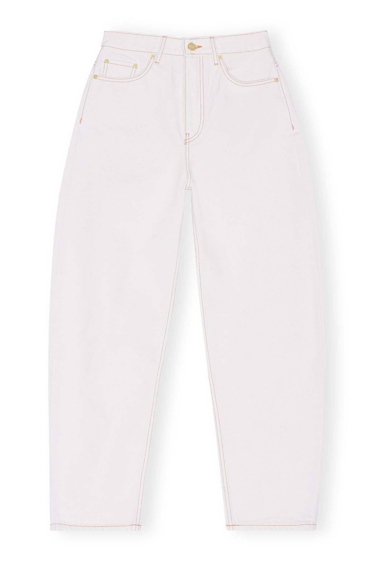 ★Ganni★ STERI DENIM PANTS BRIGHT WHITE J1177151 J1177151SS Ganni Stary Jeans - Bright White | Garmentory