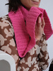 MAME Skinny Scarf - Pink - Thumbnail 1