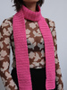 MAME Skinny Scarf - Pink - Thumbnail 2