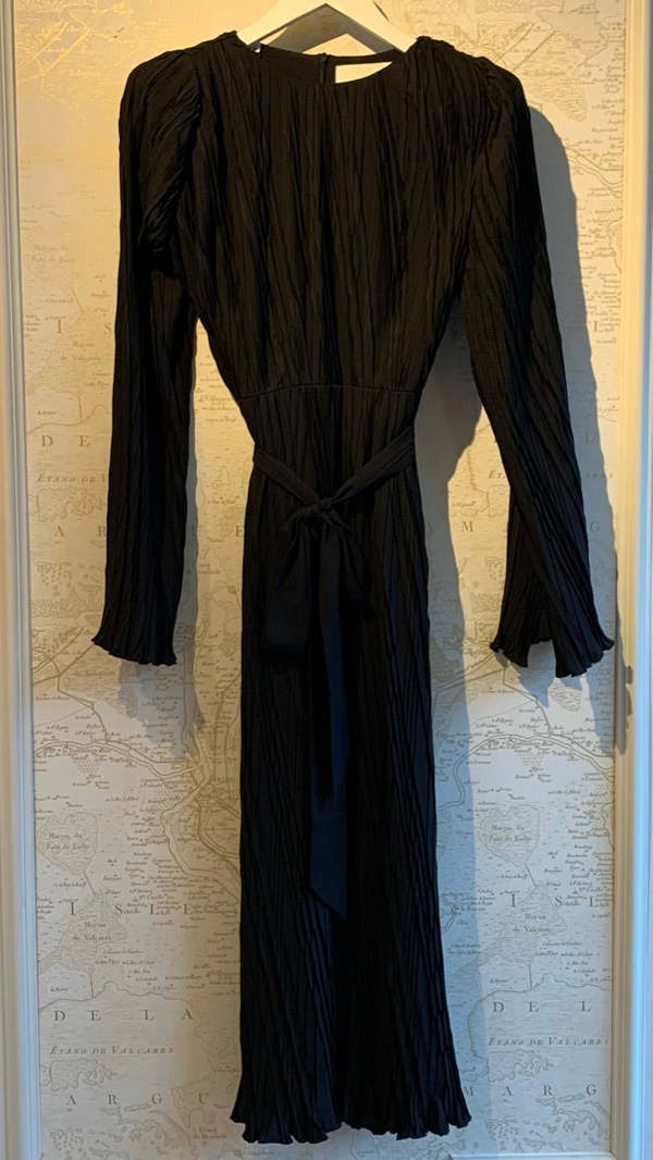 Rohe Pleated Wrap Dress - Black