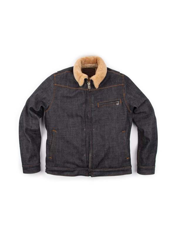 Freenote Cloth RJ-2 21 Ounce Selvedge Denim Riders Jacket | Garmentory