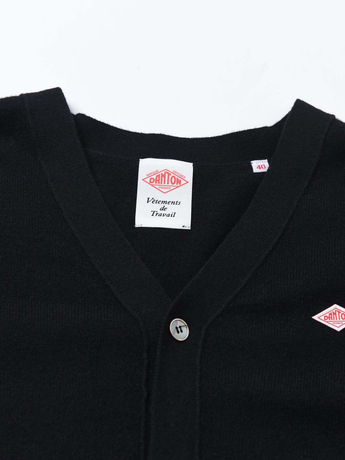 Danton V Neck Cardigan - Black | Garmentory