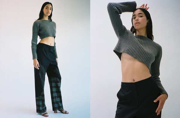 Baserange Macau Sweater - Brown Melange | Garmentory