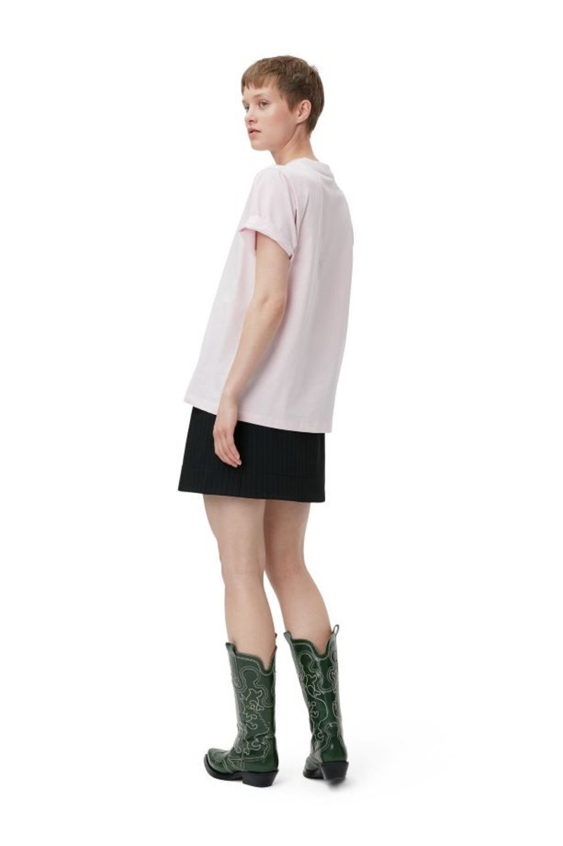 Ganni Butterfly Relaxed T-Shirt - Light Lilac | Garmentory