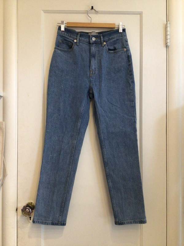 Everlane Original Cheeky Jeans Medium Blue Garmentory