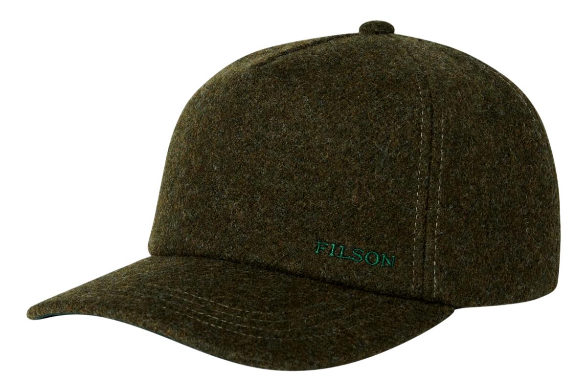 Filson Mackinaw Wool Forester Cap Forest Green Garmentory