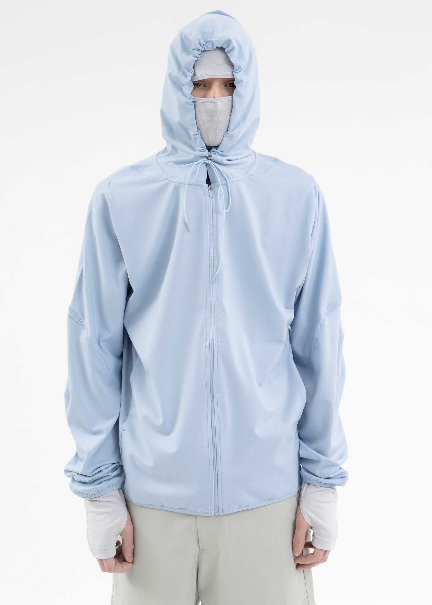 POST ARCHIVE FACTION (PAF) 5.0 HOODIE SWEATER - BLUE POST ARCHIVE FACTION (PAF) 5.0 HOODIE SWEATER - BLUE