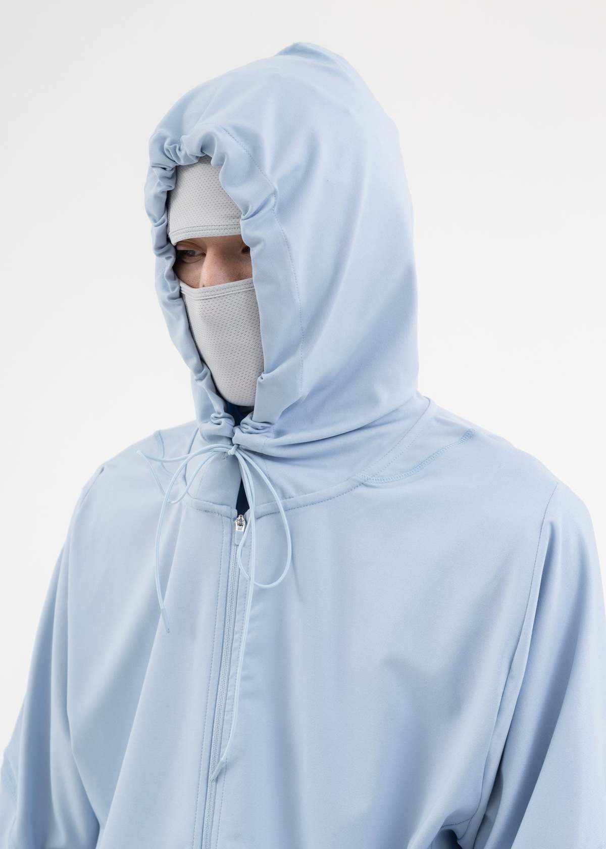 POST ARCHIVE FACTION (PAF) 5.0 HOODIE SWEATER - BLUE | Garmentory