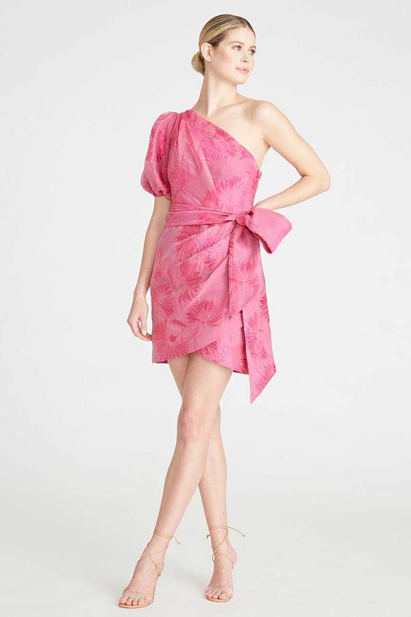 strapless open back dress Camila Satin Long Dress in Crawling Rose 6 / Crawling Rose main image 0