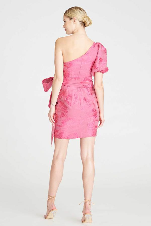 for love and lemons dynasty one shoulder dress Monique Lhuillier One Shoulder Short Dress
