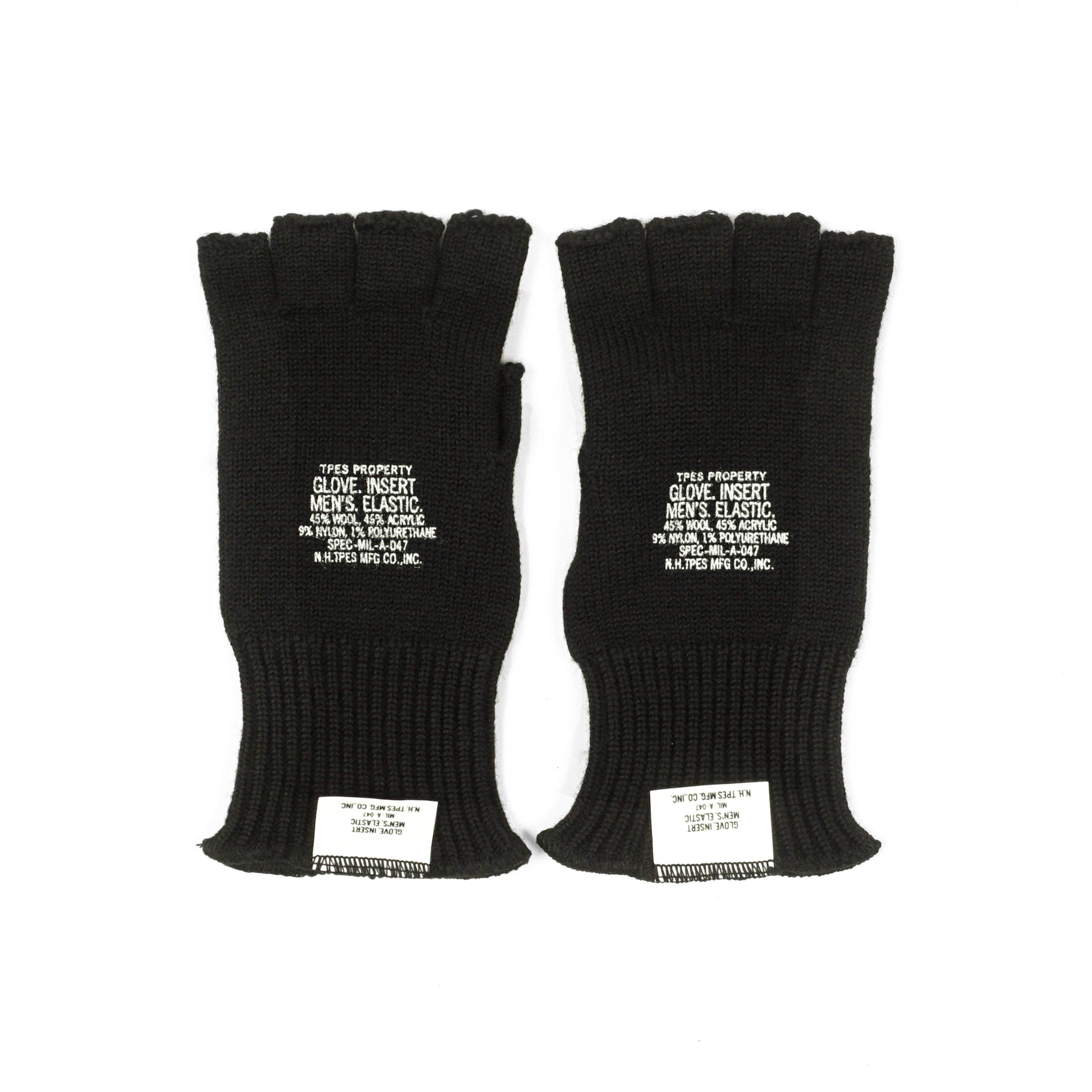 N.HOOLYWOOD FINGERLESS KNIT GLOVES