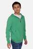 The Tile Club Leo Zip Hoodie - Farm Green - Thumbnail 3