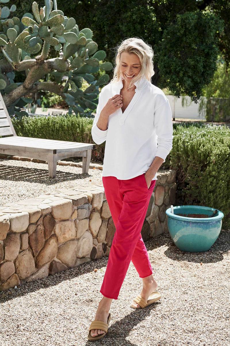 Frank and Eileen Wicklow Chino - Rouge | Garmentory