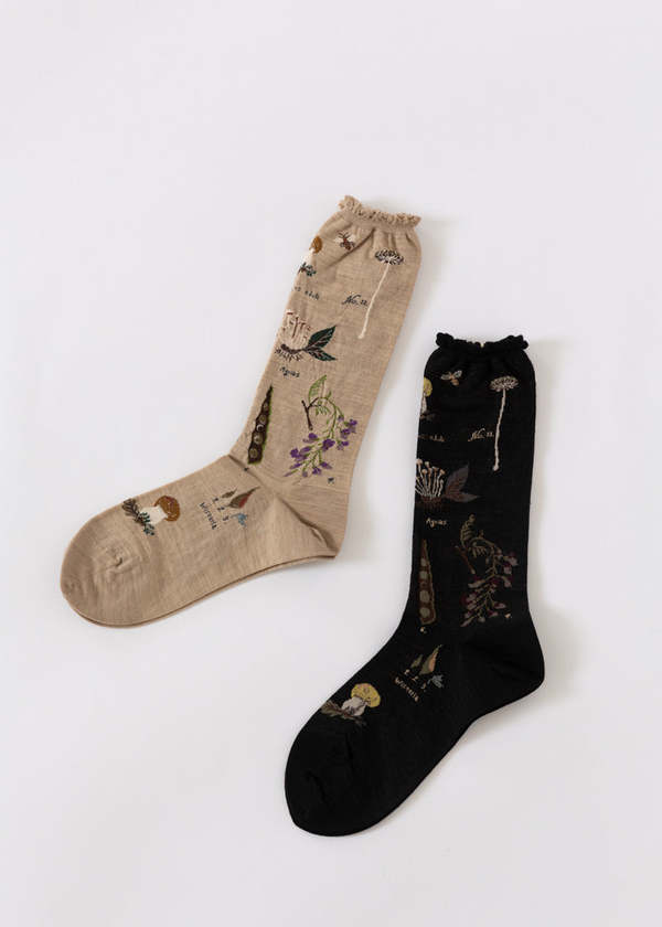 Antipast Botanical XIV Socks - Beige