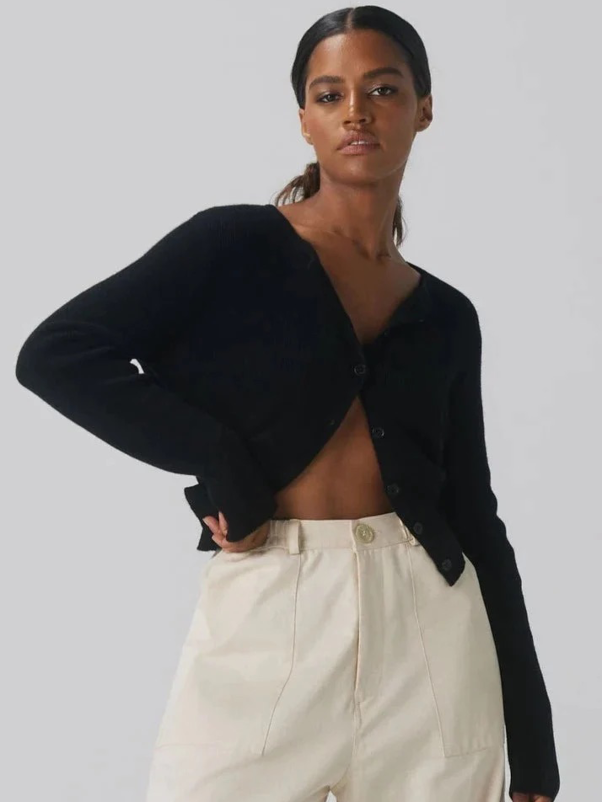 Bohème Goods Cashmere Cardigan - Black | Garmentory