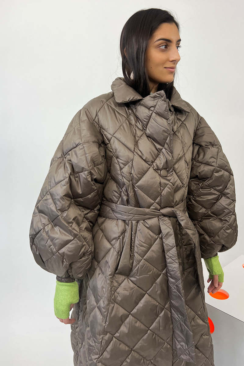 Ilag Stadt Coat - Morel Brown