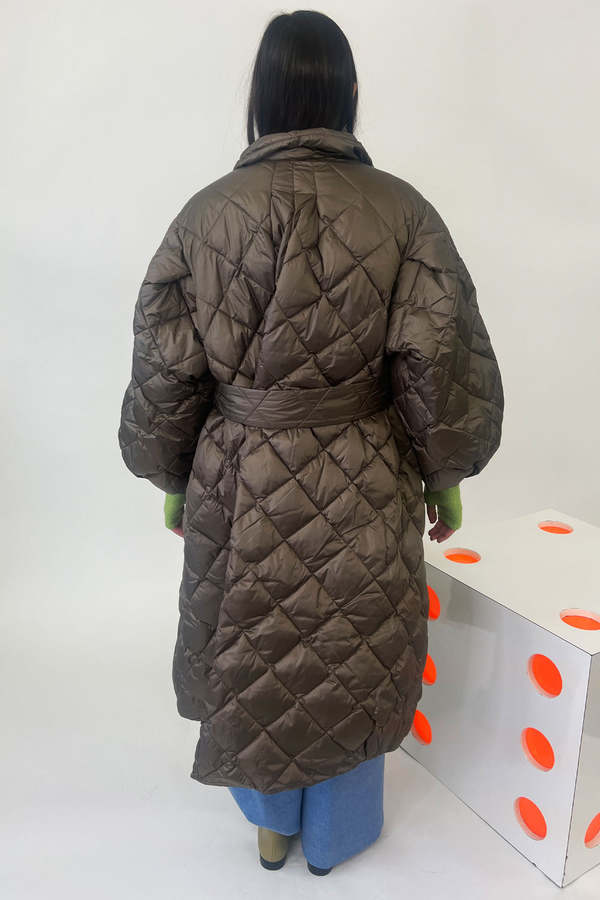 Ilag Stadt Coat - Morel Brown