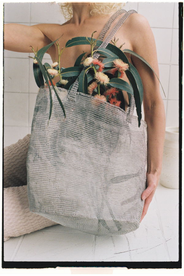 Aniela Parys Lapaoe Chainmail Bag - Steel