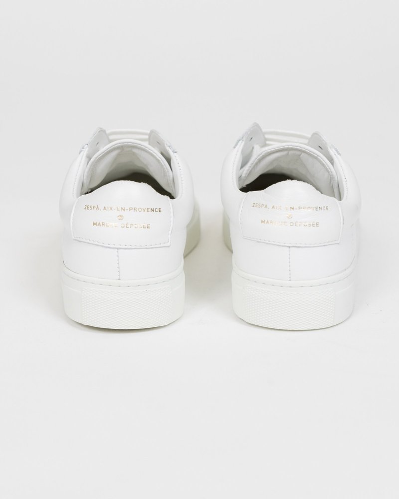 Zespa ZSP4 Leather Sneaker - White