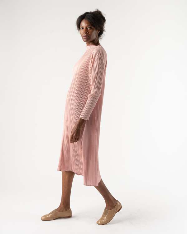 Pleats Please November Dress in Pink Beige