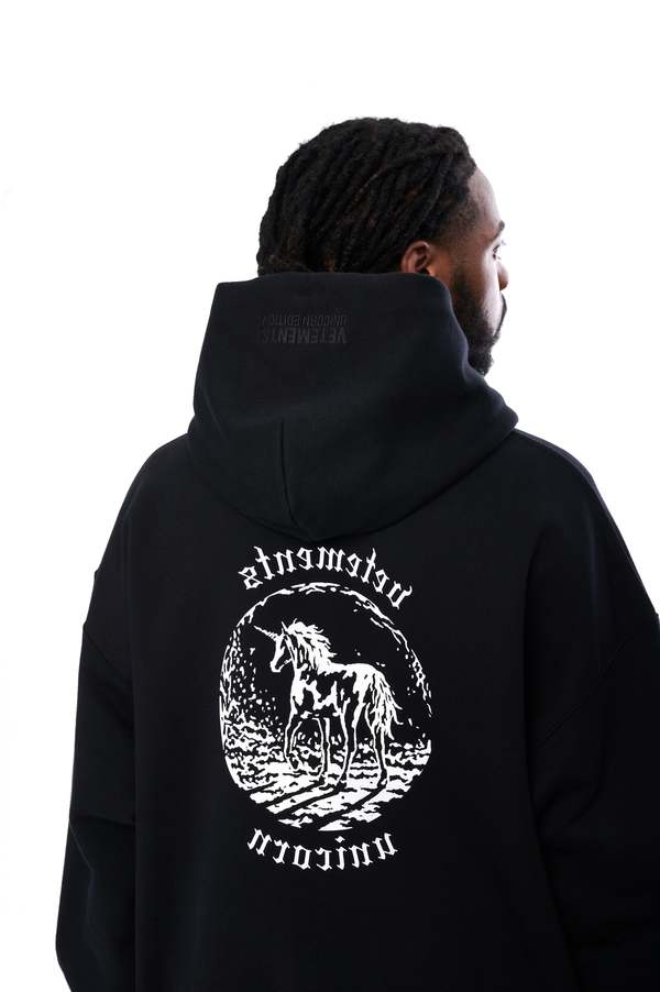 Vetements Unicorn Hoodie - Black | Garmentory