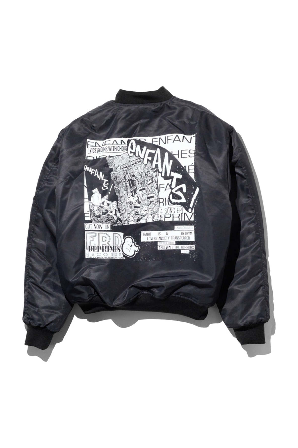 ENFANTS RICHES DEPRIMES Parliament Bomber Jacket In White Not