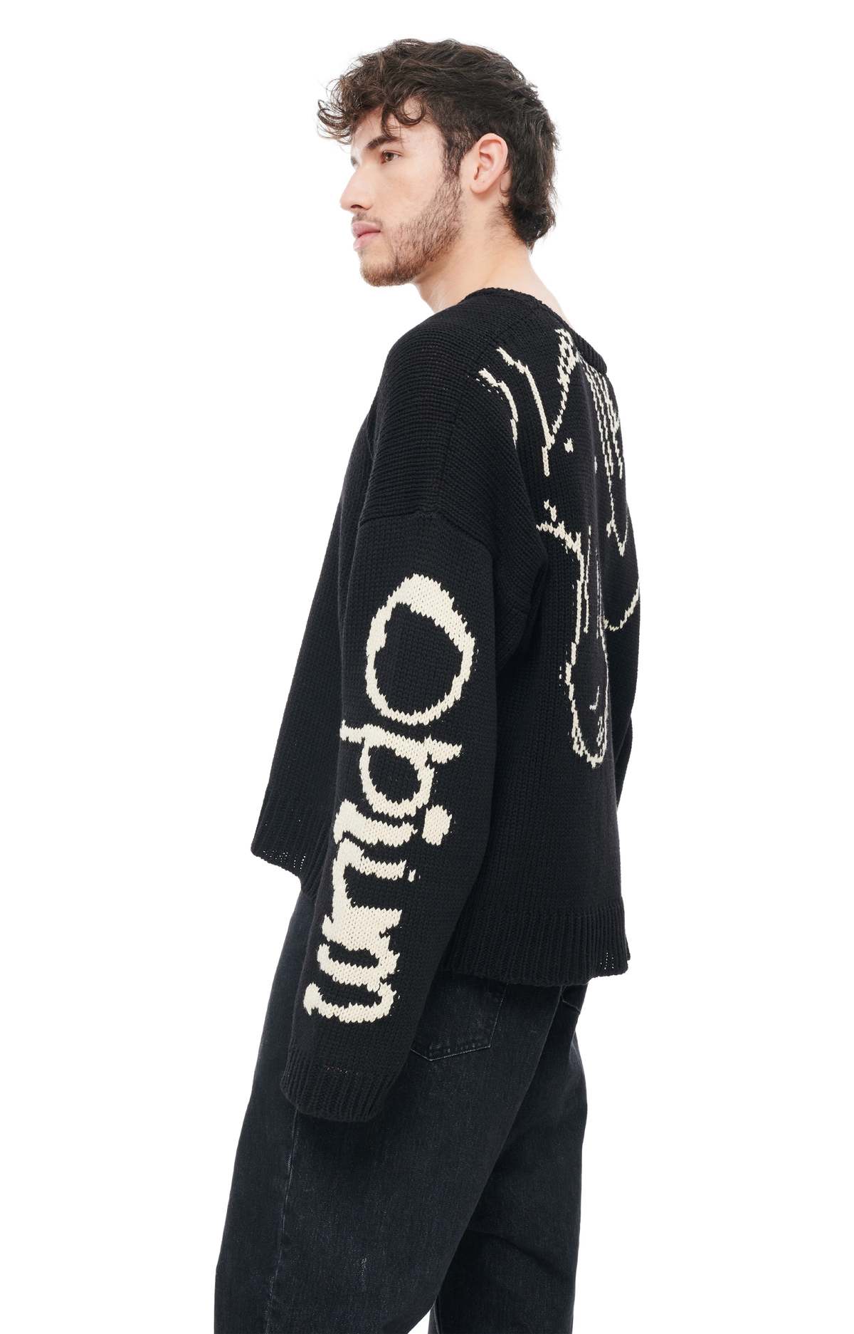 希少CH2 MUSIC KNIT STRIPPED 音符 SWAG Opium Enfants Riches Déprimés Chunky Knit Sweater | Garmentory