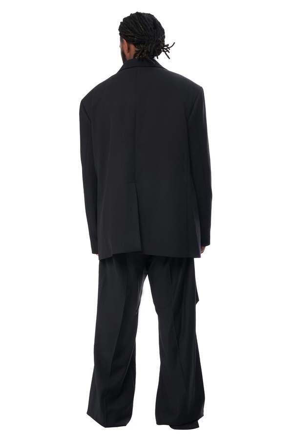 RAF SIMONS Oversized Uniform Pockets Blazer - black | Garmentory