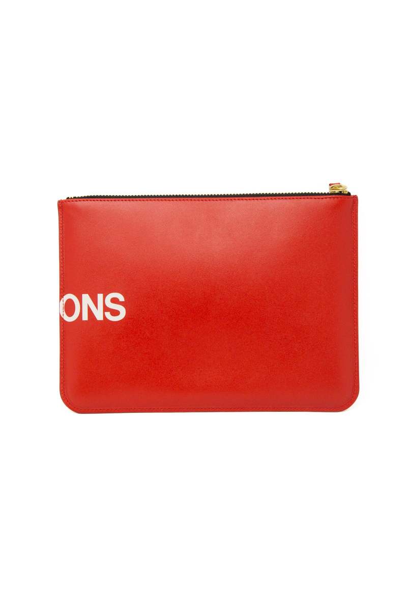 Comme des Garçons Large Zip Pouch Huge Logo SA5100HL wallet