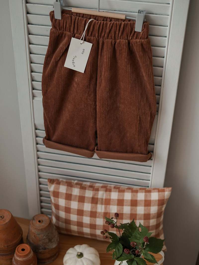 ボトムス・スパッツ organic zoo Cinnamon Fisherman Pants 3-4 Kids Organic Zoo Fisherman Pants - Cinnamon | Garmentory