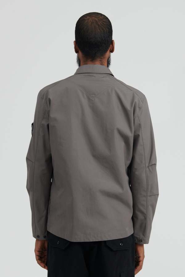 Stone Island GHOST PIECE O Ventile Overshirt - Dark Grey | Garmentory