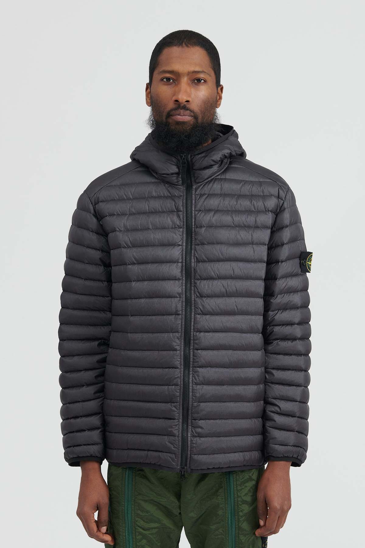 専用　Archive stone  2way jacket gray Stone Island Loom Woven Chambers R Nylon Down TC Jacket