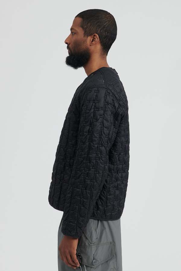 Stone Island Quilted Nylon Liner Jacket - Black | Garmentory