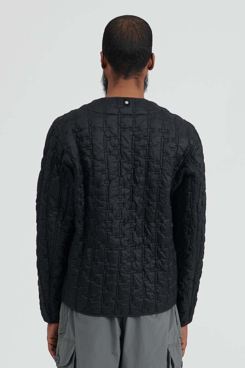 Stone Island Quilted Nylon Liner Jacket - Black | Garmentory