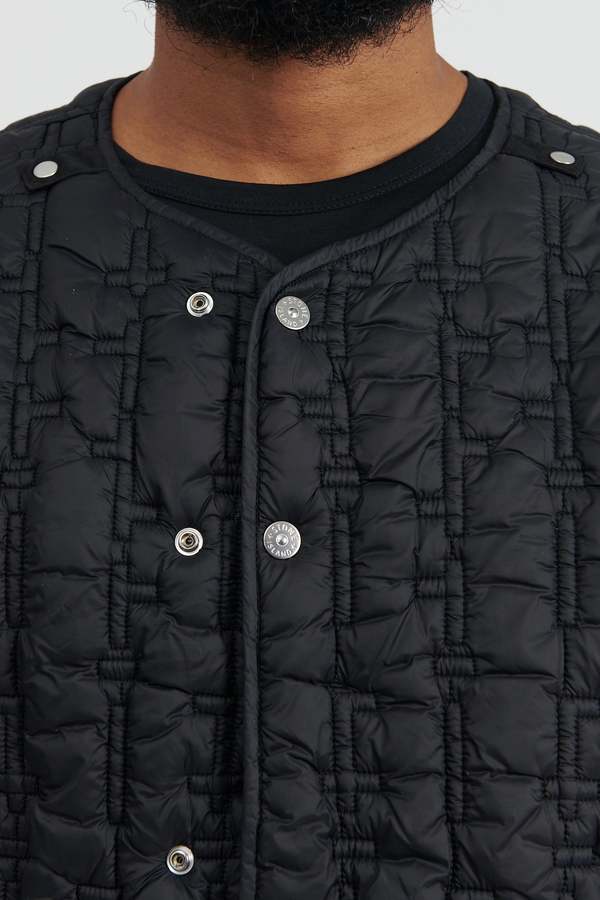 Stone Island Quilted Nylon Liner Jacket - Black | Garmentory