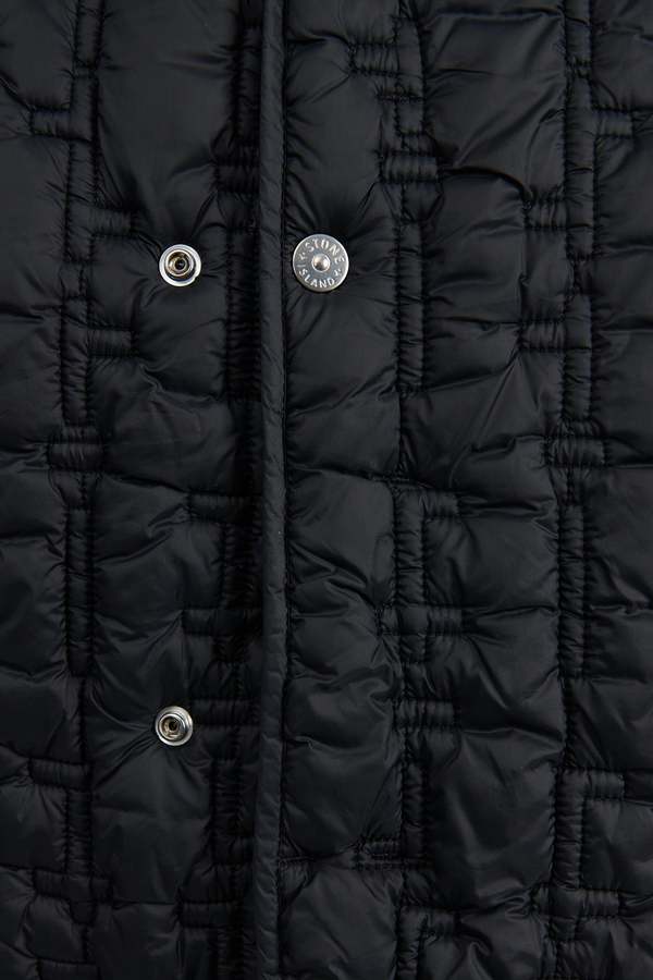 Stone Island Quilted Nylon Liner Jacket - Black | Garmentory