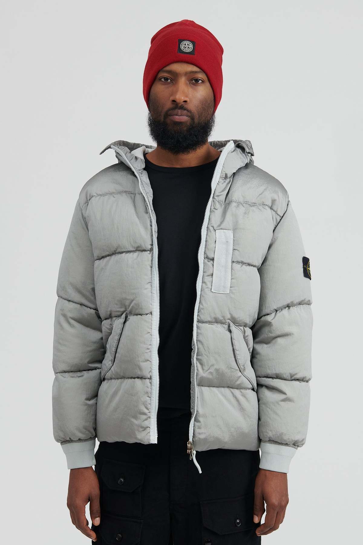 Stone Island Nylon Metal in Econyl Hooded Down Jacket